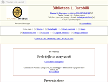 Tablet Screenshot of jacobilli.it